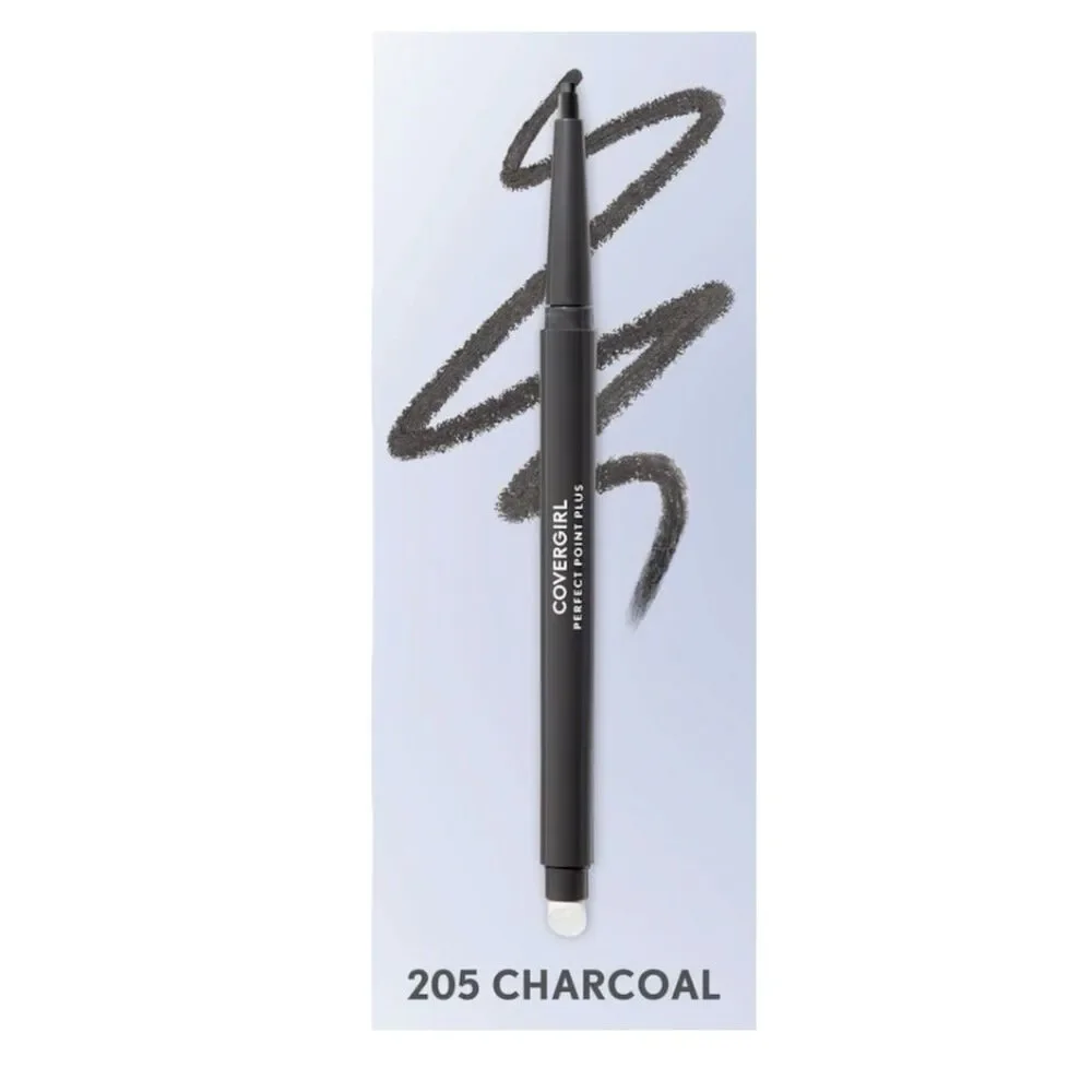 2x CoverGirl Perfect Point Plus Eye Pencil - 205 Charcoal